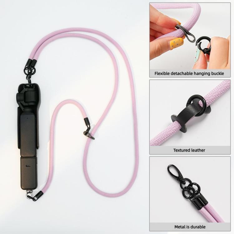 Removable Anti-Loss Strap 3-in-1 Crossbody Camera Strap, For DJI Osmo Pocket 4 / 3