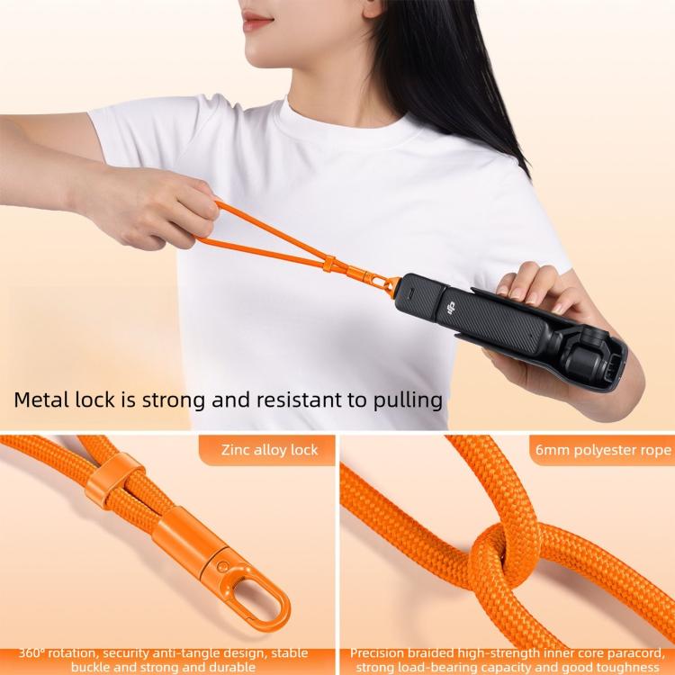 Anti-Loss Self-Locking Adjustable Camera Wrist Lanyard, For Insta360 Luna Ultra