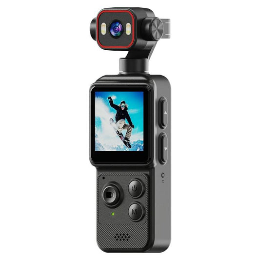 D2 4K Action Camera 270 Degree Rotation Lens 1.54 inch HD Screen WiFi Sports Camera with LED Light, D2
