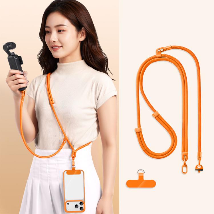 Adjustable Long And Short Anti-Loss 3-in-1 Crossbody Camera Strap, For DJI Osmo Pocket 4 / 3