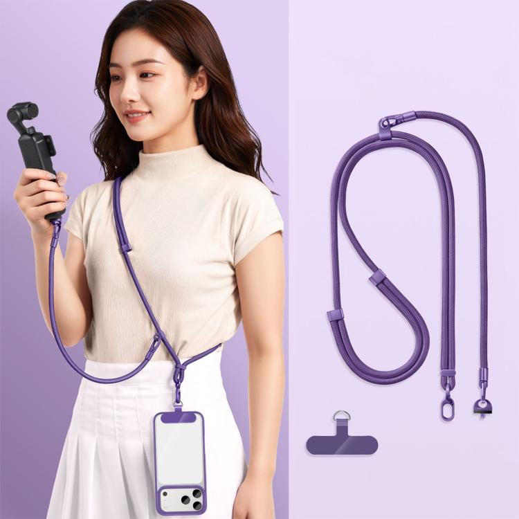 Adjustable Long And Short Anti-Loss 3-in-1 Crossbody Camera Strap, For DJI Osmo Pocket 4 / 3