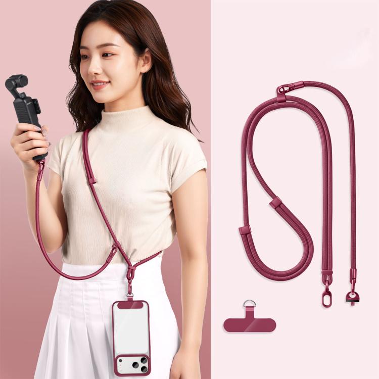 Adjustable Long And Short Anti-Loss 3-in-1 Crossbody Camera Strap, For DJI Osmo Pocket 4 / 3