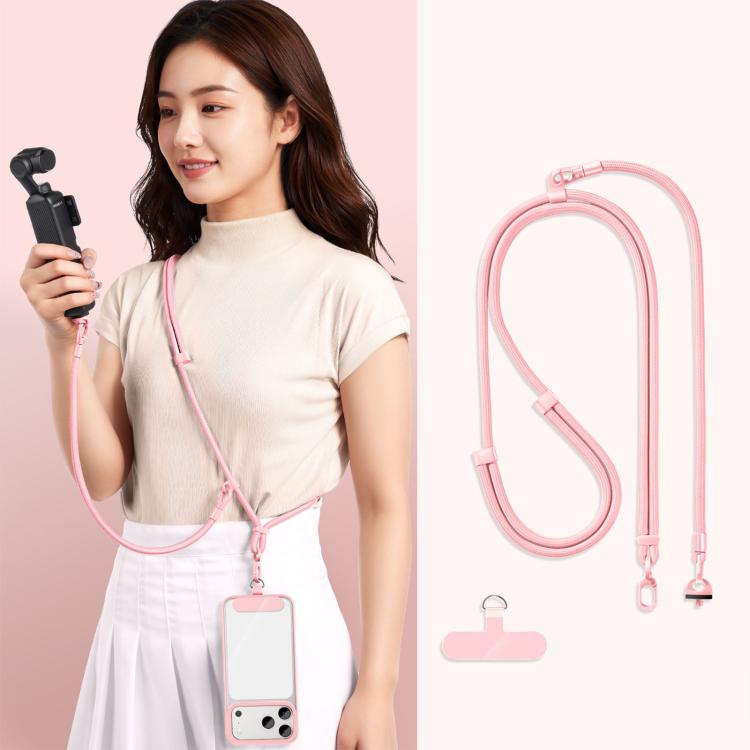 Adjustable Long And Short Anti-Loss 3-in-1 Crossbody Camera Strap, For DJI Osmo Pocket 4 / 3