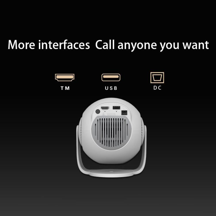TP360 Android 14 Rotatable Mini Smart Projector Portable Home Theater Projector, US Plug, EU Plug, UK Plug, AU Plug