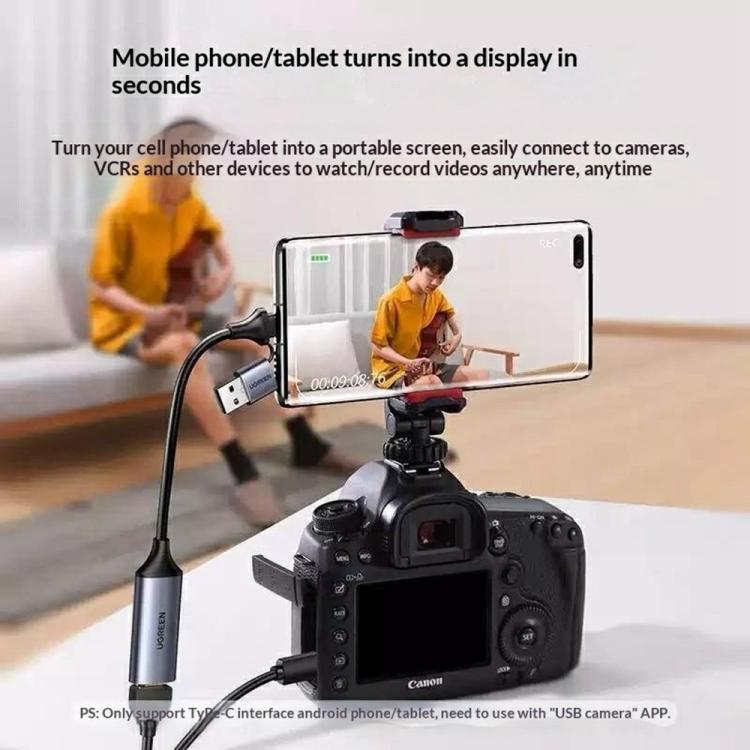 UGREEN CM489 40189 Dual Interface 4K Input 1080P Output Video Capture Card