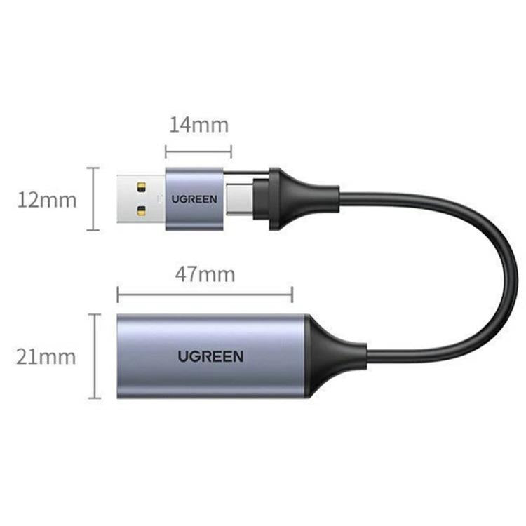 UGREEN CM489 40189 Dual Interface 4K Input 1080P Output Video Capture Card