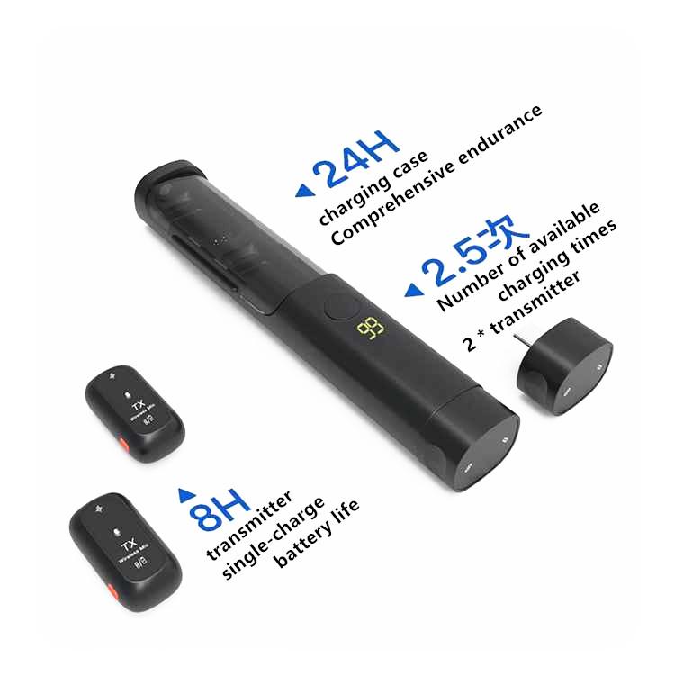 J68 4-in-1 Wireless Lavalier Noise Reduction Magic Microphone, with USB-C Receiver and Charging Case, J68