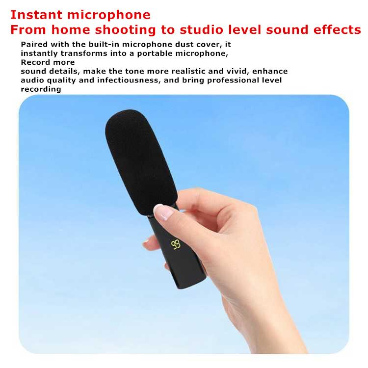 J68 4-in-1 Wireless Lavalier Noise Reduction Magic Microphone, with USB-C Receiver and Charging Case, J68
