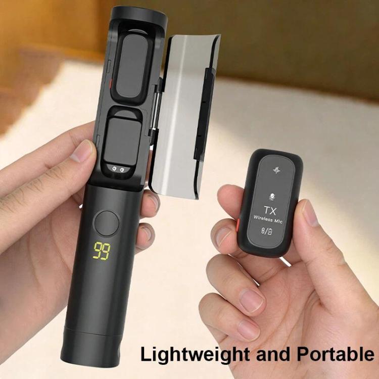 J68 4-in-1 Wireless Lavalier Noise Reduction Magic Microphone, with USB-C Receiver and Charging Case, J68