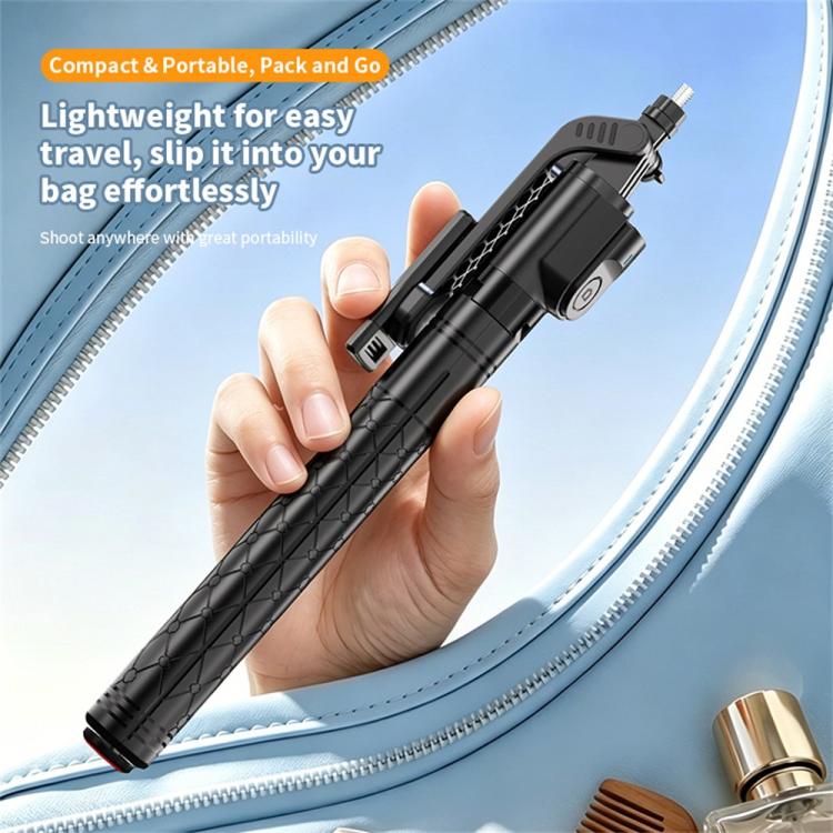K52 With Bluetooth Remote Outdoor Travel 2.08m Extendable Selfie Stick Tripod, K52