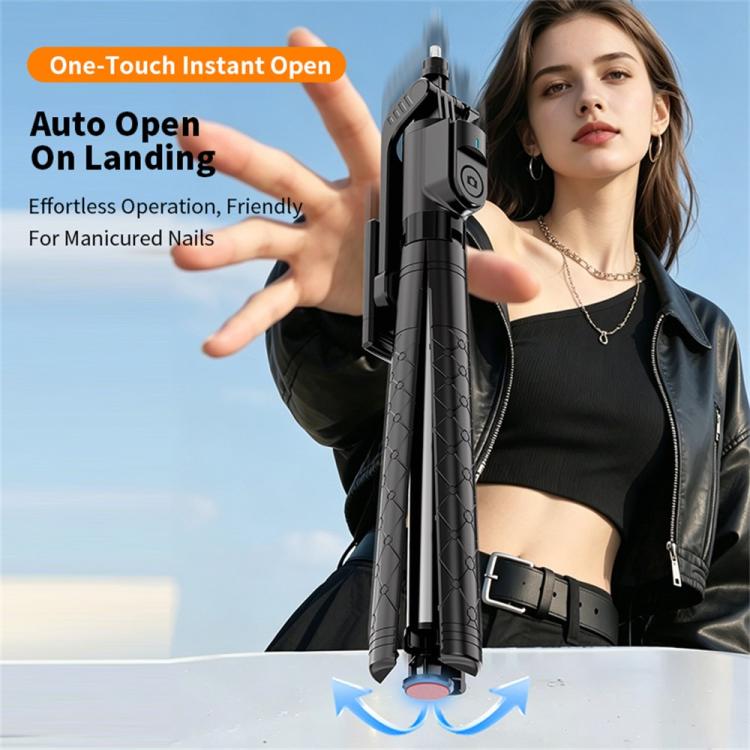 K52 With Bluetooth Remote Outdoor Travel 2.08m Extendable Selfie Stick Tripod, K52