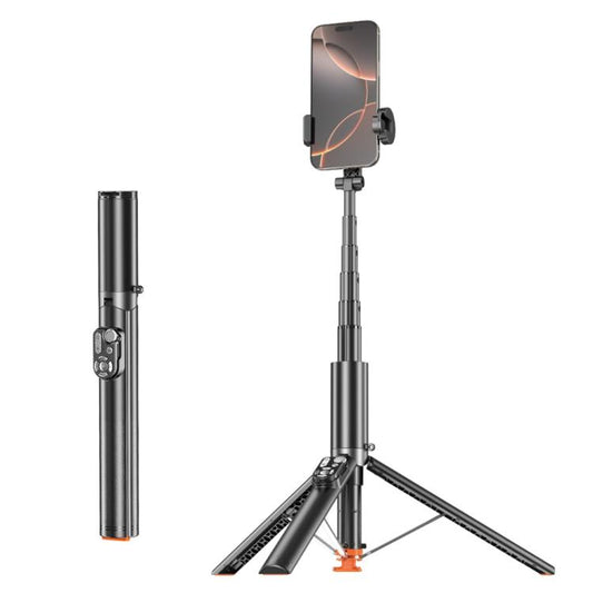 P28 For Photography Live Streaming 1.88m Extendable Selfie Stick Auto-Open Tripod, P28