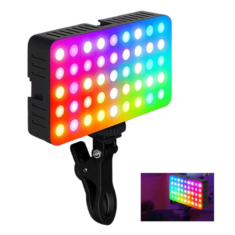 MJ-35 Type-C Rechargeable Photography Lamp RGB LED Fill Light 180 Degree Adjustable, MJ-35