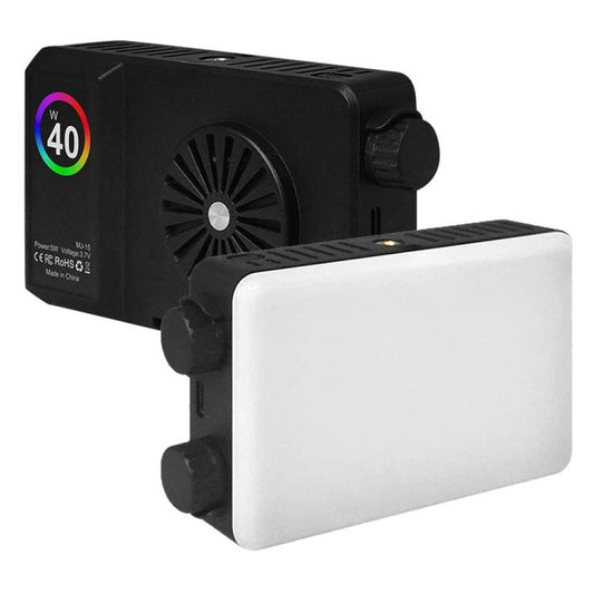 K-15 For Live Streaming LED Video Light 180 Degree Adjustable 3-Color Dimmable, K-15