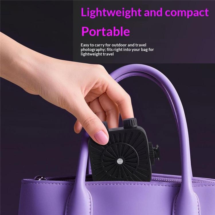 K-31 For Photography Live Streaming 84-LED Clip-on Fill Light 3 Color Temperature Dimmable, K-31