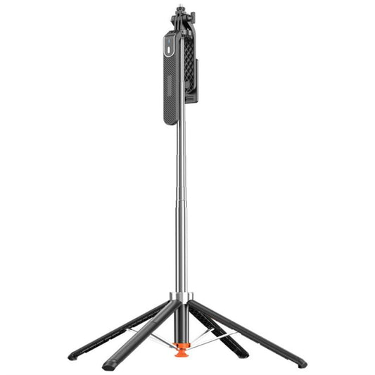 T180 1.8m Selfie Sticks Tripod Stainless Steel Pole 360 Degree Pan-Tilt Head for Live Streaming Video Recording, T180