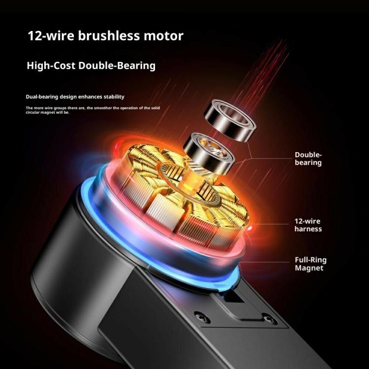 Q41 Single-Axis Selfie Stick Tripod Stabilizer with Fill Light Bluetooth-compatible Remote for Smartphone, Q41