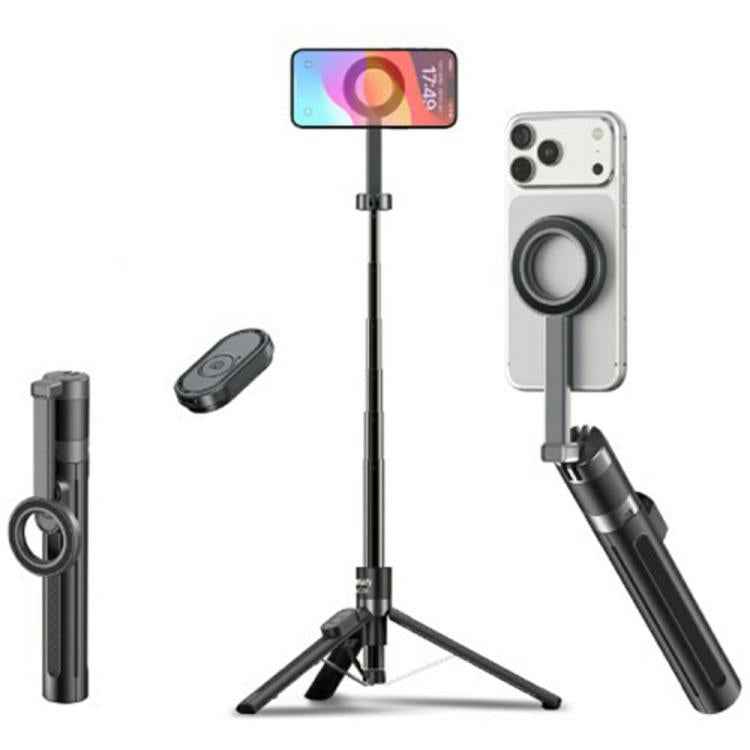 JMARY KT-279 1.54m Selfie Stick Aluminum Alloy Extendable Tripod with Remote Control for Vlog Live Streaming, KT-279