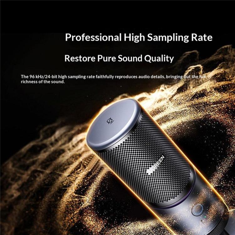 UGREEN CM769 RGB Light Design USB Desktop Noise Reduction Microphone for Live Streaming, CM769