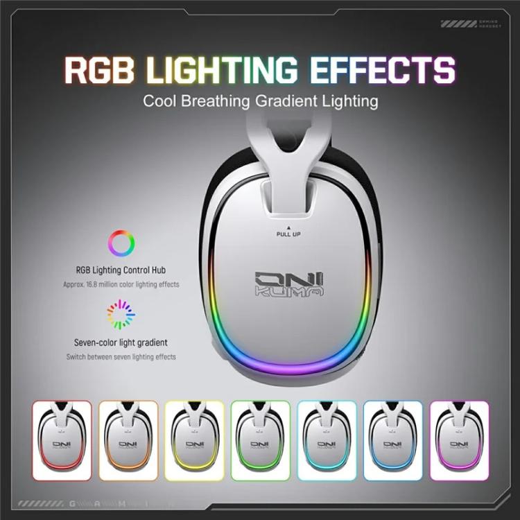 ONIKUMA GT805 RGB Light 4 Modes Wireless / Wired Gaming Headset
