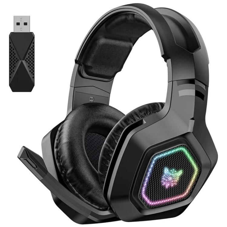 ONIKUMA B100 RGB Light 2.4G Wireless BT5.3 / Wired Over-ear Headset