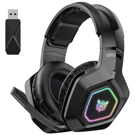 ONIKUMA B100 RGB Light 2.4G Wireless BT5.3 / Wired Over-ear Headset
