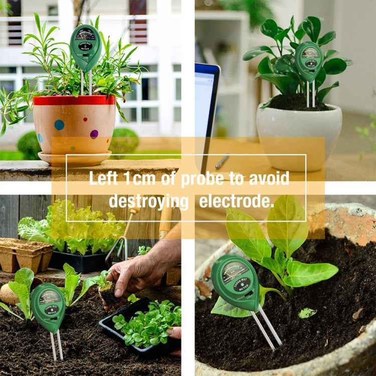 RZ103 Mini Soil PH Moisture Humidity Measuring PH Meter Soil Moisture Monitor Hygrometer Gardening Plant Farming Moisture Tester