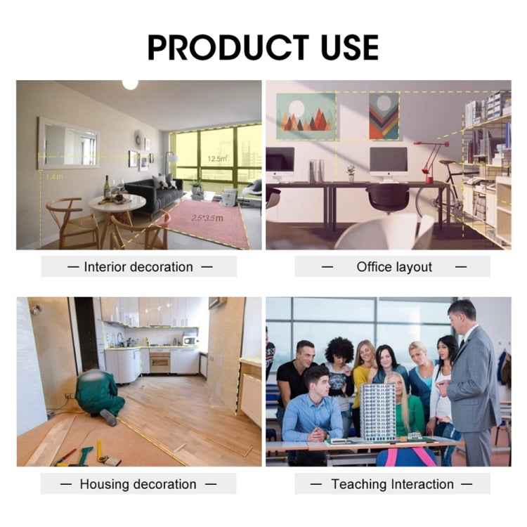 LS-1 Laser Rangefinder Distance Meter 40m Handheld Mini Rechargeable LCD Digital Laser Distance Meter 131ft Laser Range Finder