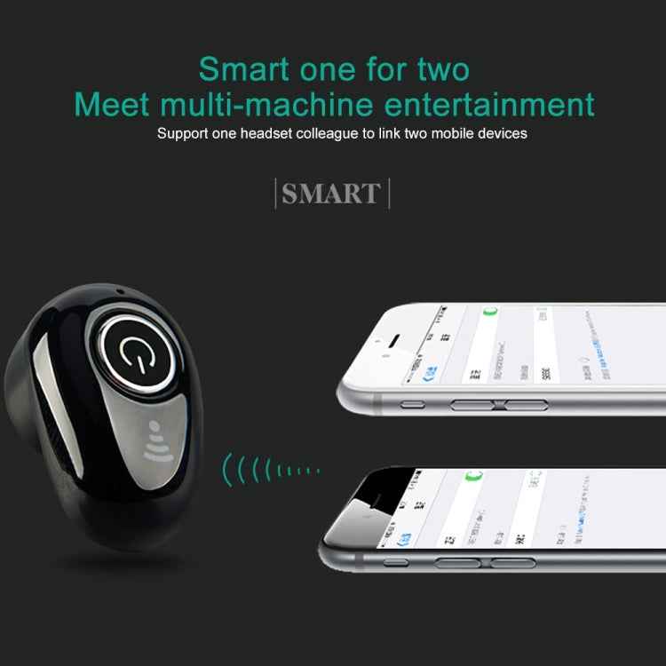 S650 Second Generation Charging Base Mini Bluetooth Earphone Wireless Earbuds Business Invisible Handsfree In-Ear Earphones with Mic