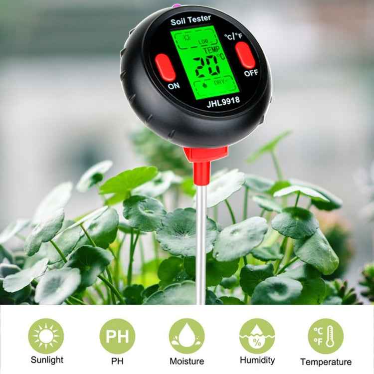 RZ104 Soil PH Meter Humidity Detector Digital PH Meter Soil Monitor PH Gardening Plant Soil Tester