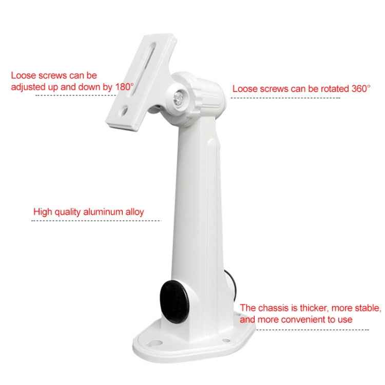 CCTV Wall Mount Stand Aluminum Metallic Silver Bracket Indoor Outdoor for Bullet Camera IP Camera Bracket Accessories