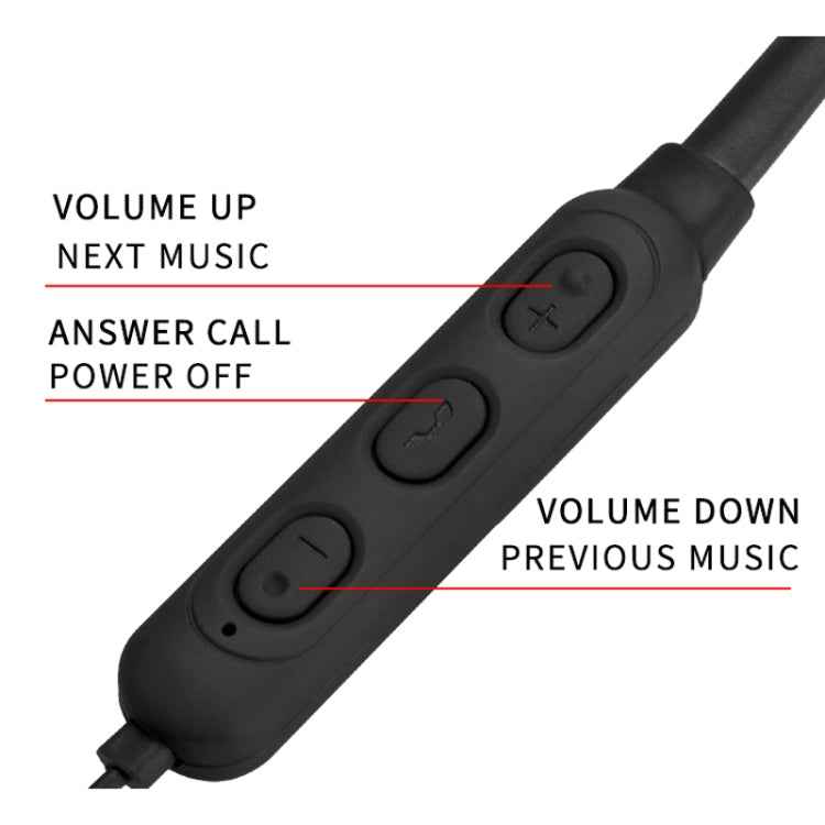 DM-22 Magnetic Bluetooth Earphone DM-22 Neckband Sport headset with Mic Wireless Handsfree Earphoness