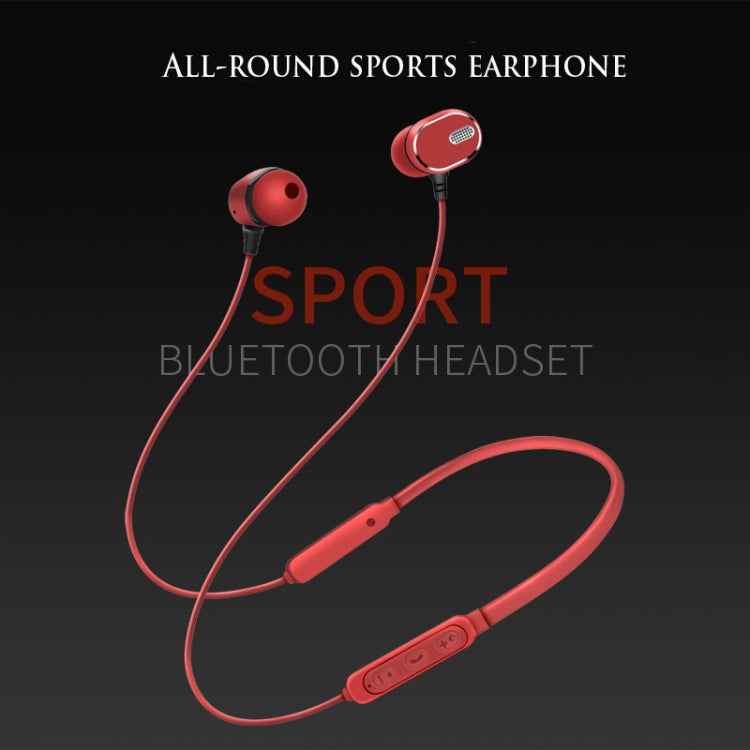 DM-22 Magnetic Bluetooth Earphone DM-22 Neckband Sport headset with Mic Wireless Handsfree Earphoness