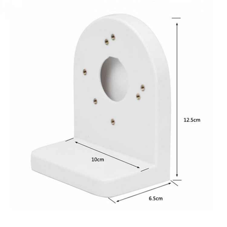 L-Type 3.5 inch Plastic Right Angle Bracket Wall Mount for CCTV Dome IP Security Camera