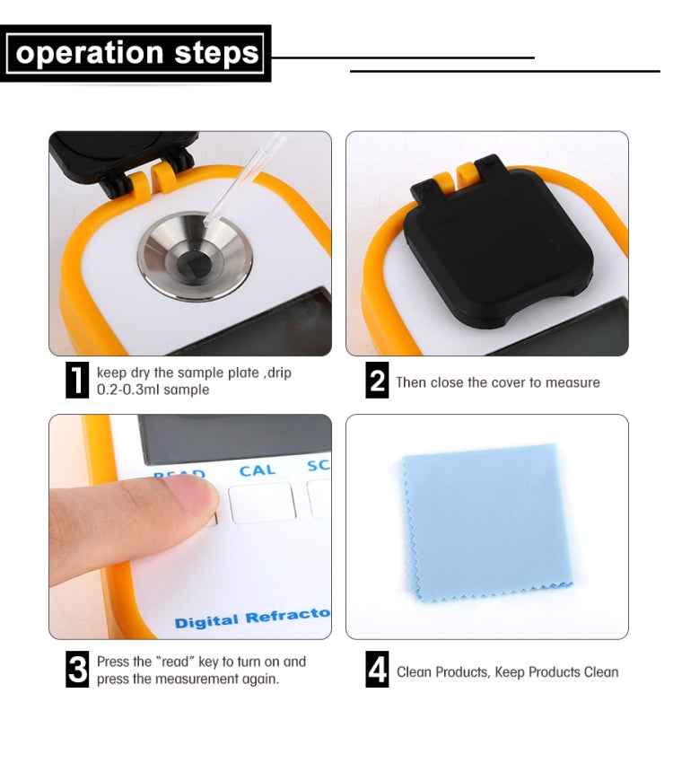 DR202 Digital Sea Water Refractometer Seawater Salinity Meter Specific Gravity Range 0―100‰ Chlorinity 0~57‰ Refractometer