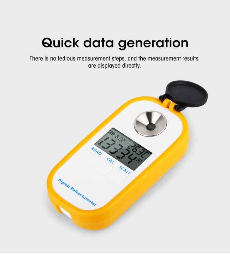 DR202 Digital Sea Water Refractometer Seawater Salinity Meter Specific Gravity Range 0―100‰ Chlorinity 0~57‰ Refractometer