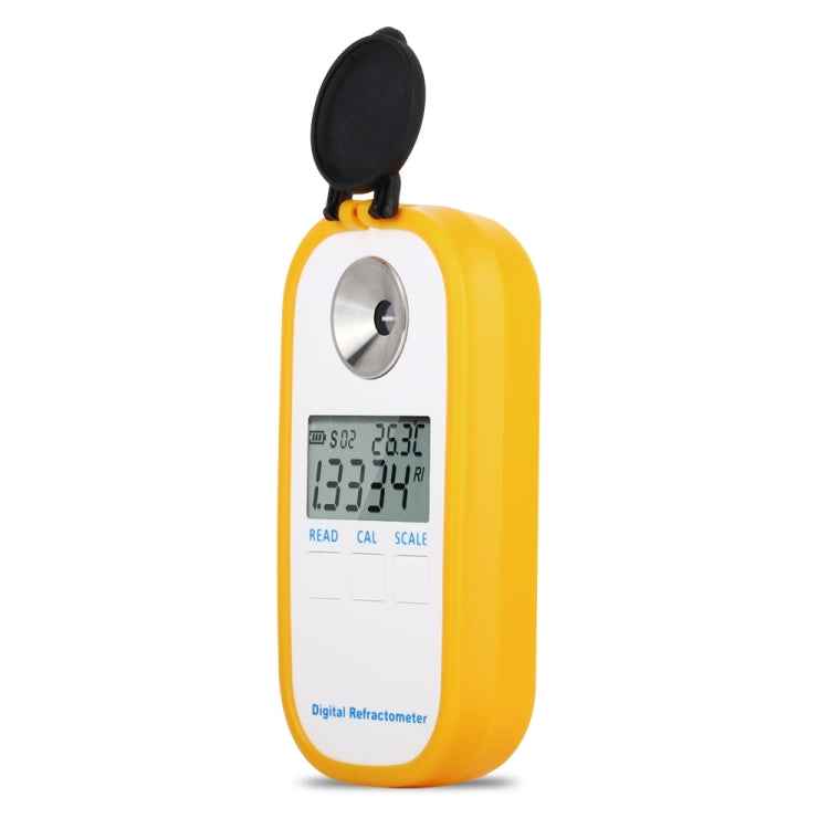 DR401 Digital Display Refractometer Brix 0-50% Alcohol Range 0~22% Refractometer Beer Wine Fruit Grape Sugar Saccharimeter