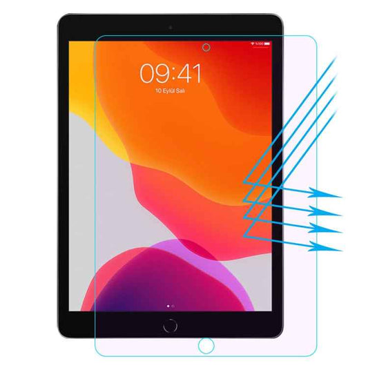 For iPad 10.2 (2019) ENKAY Hat-Prince 0.33mm 9H Surface Hardness 2.5D Explosion-proof Anti-Blue-Ray Tempered Glass Film