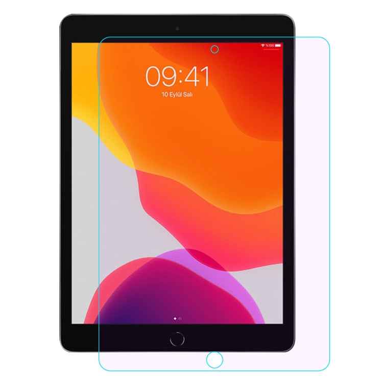 For iPad 10.2 (2019) ENKAY Hat-Prince 0.33mm 9H Surface Hardness 2.5D Explosion-proof Anti-Blue-Ray Tempered Glass Film