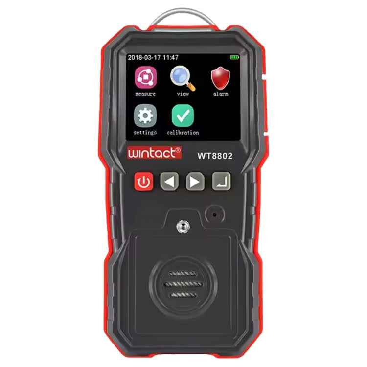 WINTACT WT8802 Hydrogen Sulfide Monitor Professional Rechargeable Gas Sensor High Sensitive Digital Sound-light Vibration Alarm H2S Detector