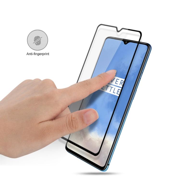 For Oneplus 7T mocolo 0.33mm 9H 3D Full Glue Curved Full Screen Tempered Glass Film, For Oneplus 7T