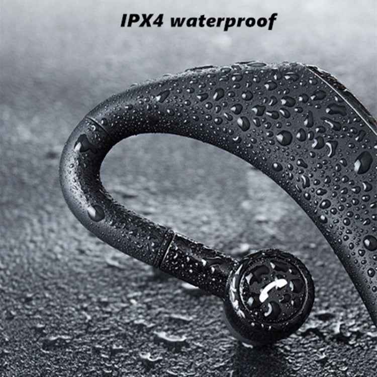 F900 Mini Earhook 180 Degree Freely Rotating Wireless Bluetooth 5.0 Earphone Car Handsfree Call Headphone