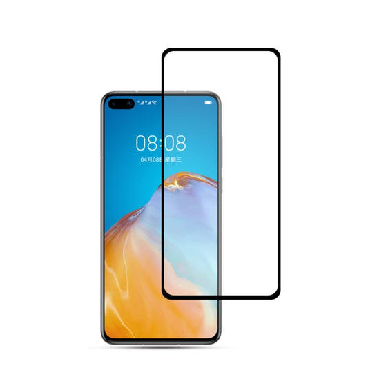 For Huawei P40 2pcs mocolo 0.33mm 9H 2.5D Full Glue Tempered Glass Film