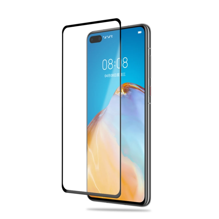 For Huawei P40 2pcs mocolo 0.33mm 9H 2.5D Full Glue Tempered Glass Film