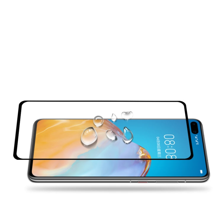 For Huawei P40 2pcs mocolo 0.33mm 9H 2.5D Full Glue Tempered Glass Film