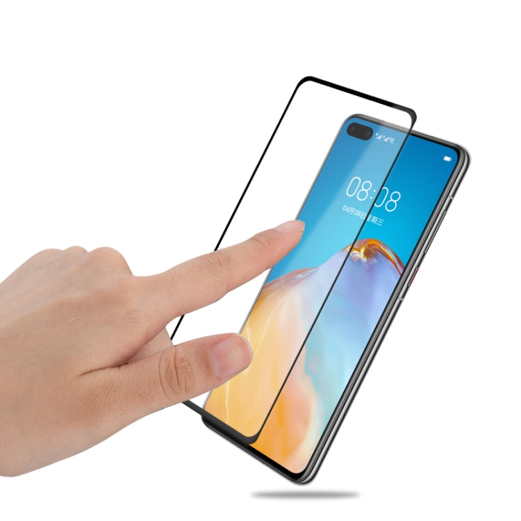 For Huawei P40 2pcs mocolo 0.33mm 9H 2.5D Full Glue Tempered Glass Film