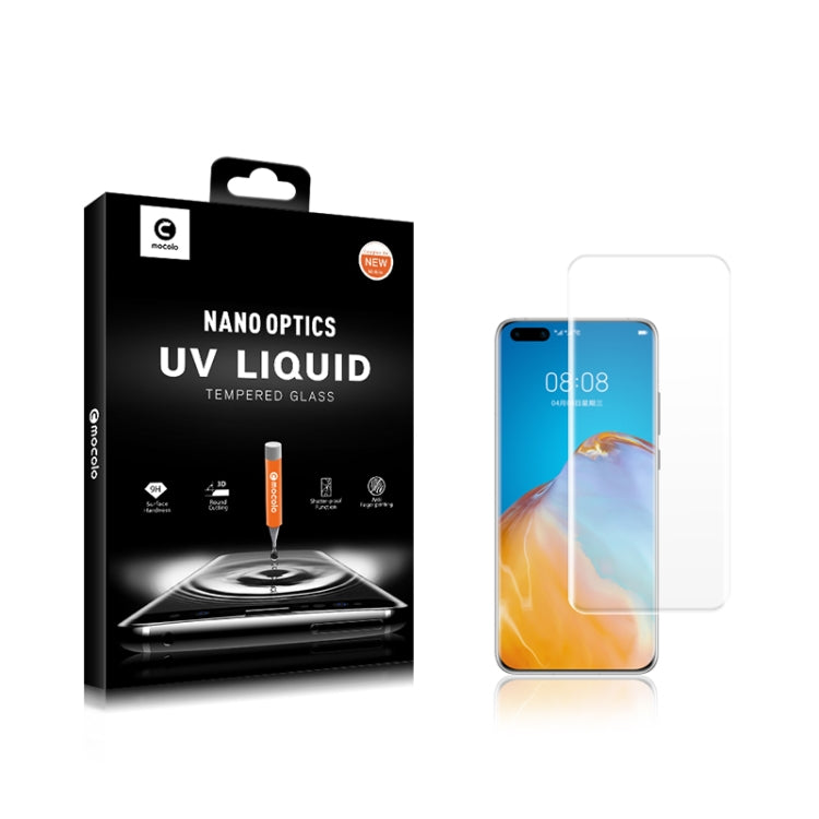 For P40 Pro+ mocolo 9H 3D Full Screen UV Screen Film