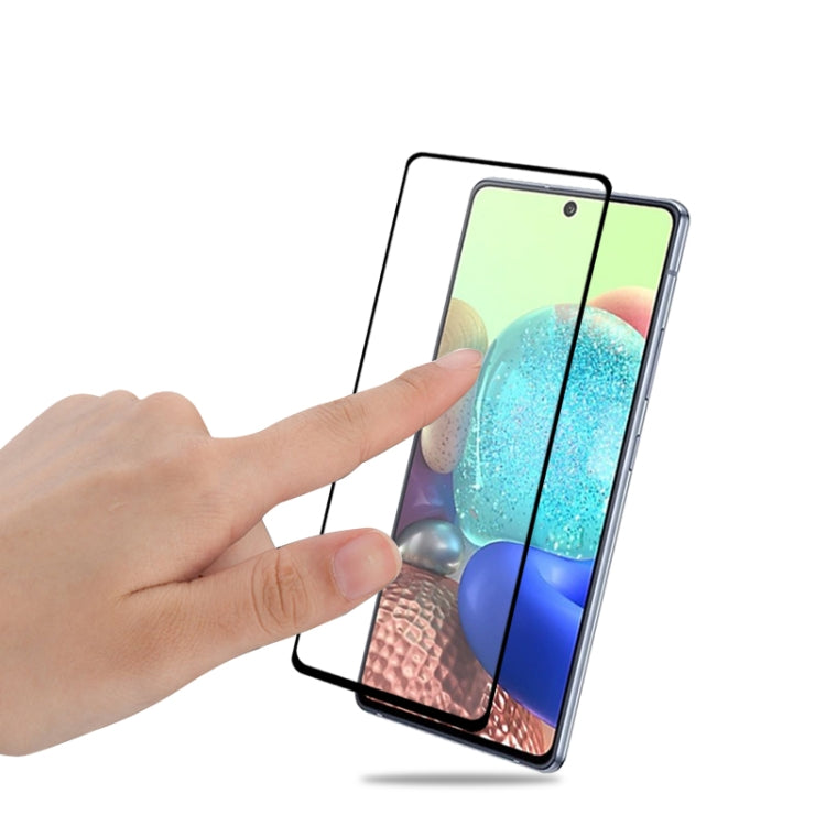 For Galaxy A71 5G mocolo 0.33mm 9H 2.5D Full Glue Tempered Glass Film