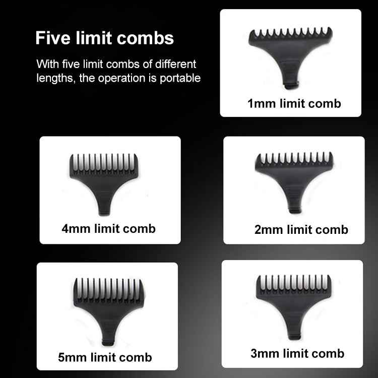 VGR V-030 10W USB Cutter Head Engraving Electric Hair Clipper with 5 Limit Combs, V-030