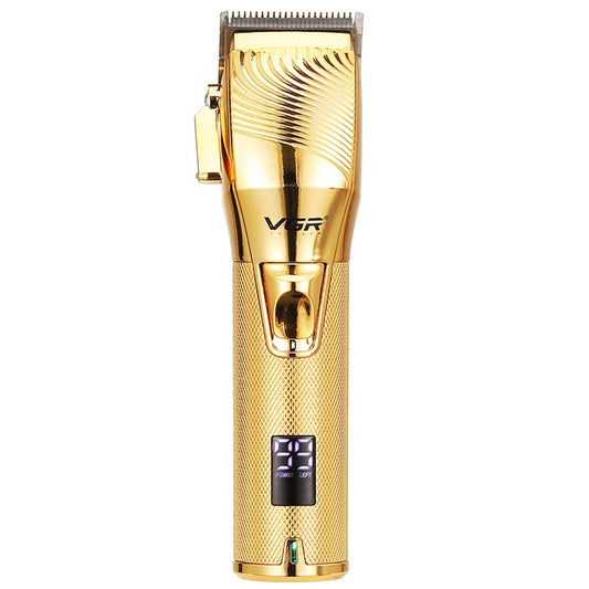 VGR V-280  10W USB Metal Electric Hair Clipper with LED Digital Display, V-280 (Gold), V-280 (Black)